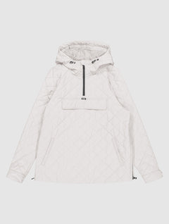 Kero Quilt Anorak Birch White