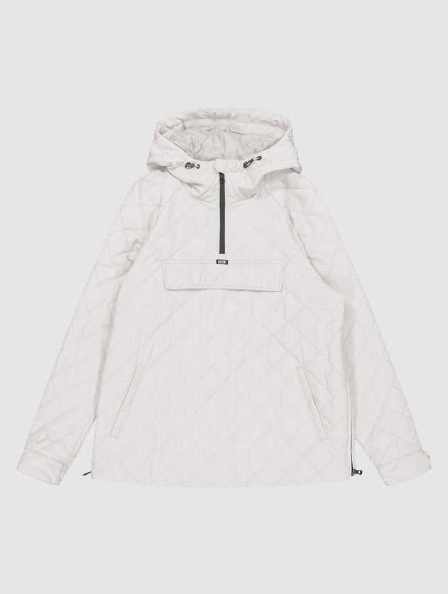 Kero Quilt Anorak Birch White