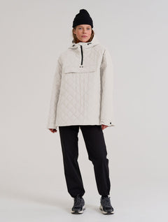 Kero Quilt Anorak Birch White