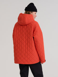 Kero Quilt Anorak Poppy Red