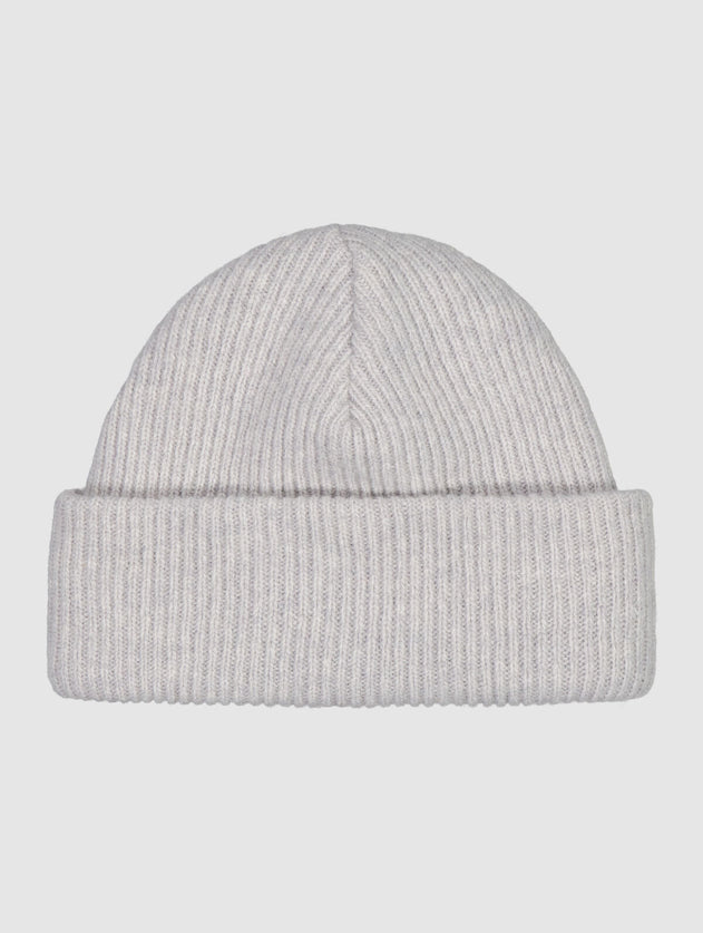 Pekka Wool Beanie Marble Grey