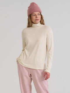 Roosa Merino Roll-Neck Birch White