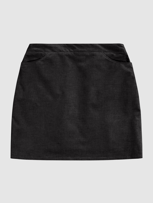 Sanni Corduroy Skirt Black