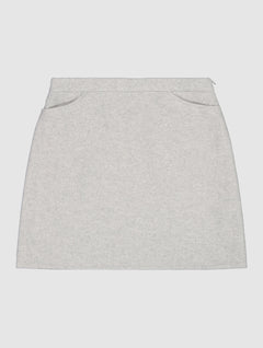 Sanni Wool Skirt Marble Grey