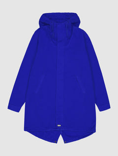 Maxi Anorak Ultramarine Blue