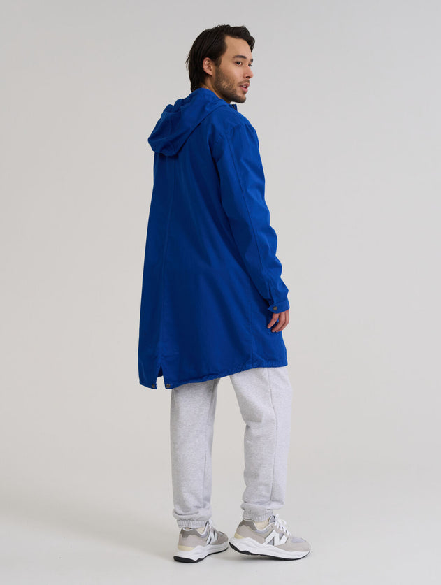 Maxi Anorak Ultramarine Blue