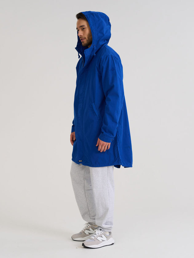 Maxi Anorak Ultramarine Blue