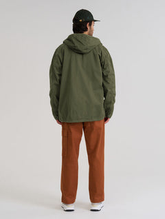 Zipper Anorak Moss Green