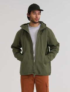 Zipper Anorak Moss Green