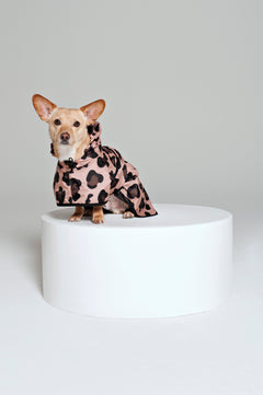 Dog Rain Poncho Pink Panther
