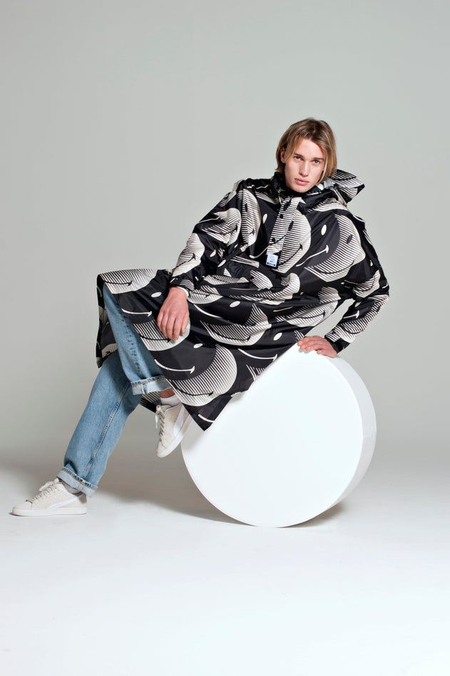 Half Moon x Smiley Rain Poncho