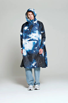 Starry Night Rain Poncho