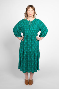 Rauha Midi Dress Smaragdi Green