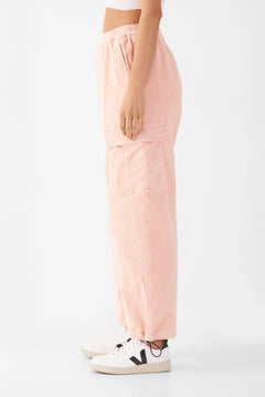 Ray Corduroy Cargo Pants Rose