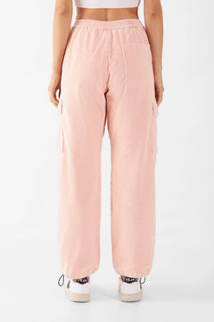 Ray Corduroy Cargo Pants Rose