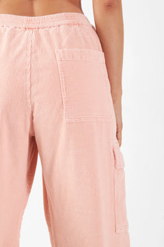 Ray Corduroy Cargo Pants Rose