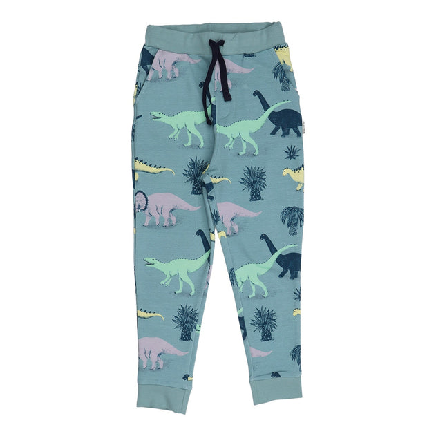 Kids' Running Dinosaurs Joggers Blue
