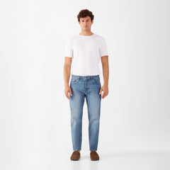 Rise Relaxed Tapered Basic Jeans Vintage Blue