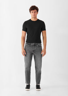 Rise Relaxed Tapered Basic Jeans Vintage Grey