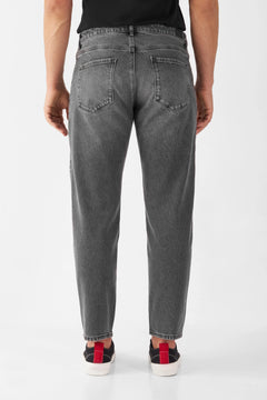 Rise Relaxed Tapered Basic Jeans Vintage Grey
