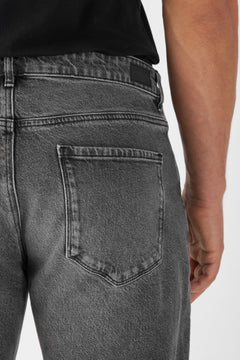 Rise Relaxed Tapered Basic Jeans Vintage Grey