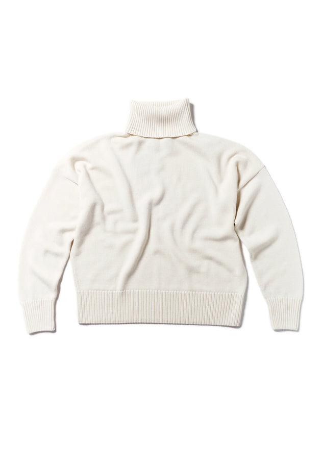 Heavy Turtle Neck Knit  Cream