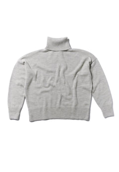 Heavy Turtle Neck Knit Grey