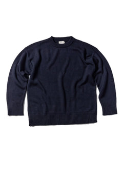 Heavy Merino Crew Knit Navy