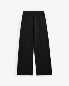 Ribbed Lounge Pant Black