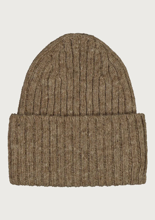 Ekta Helsinki Ribbed Beanie Beige