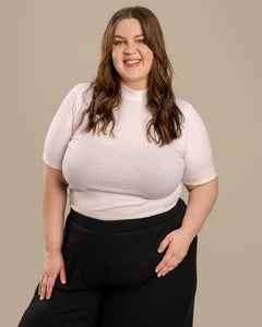 Ribbed T-Shirt White