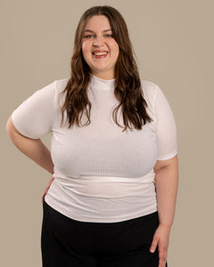 Ribbed T-Shirt White