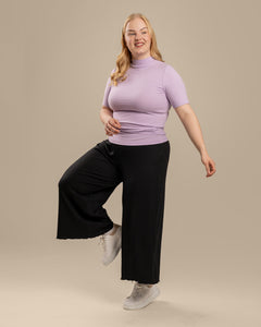 Ribbed T-Shirt Lavender