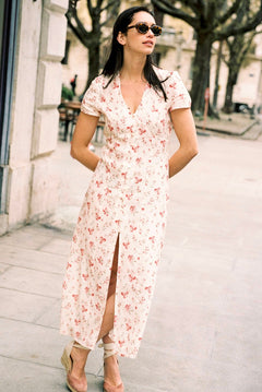 Saule Dress Off White Floral