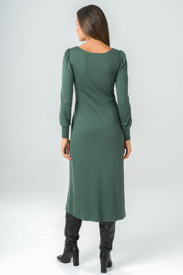 Victoria Midi Dress Green