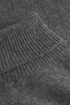 Alpaca Turtleneck Knit Grey