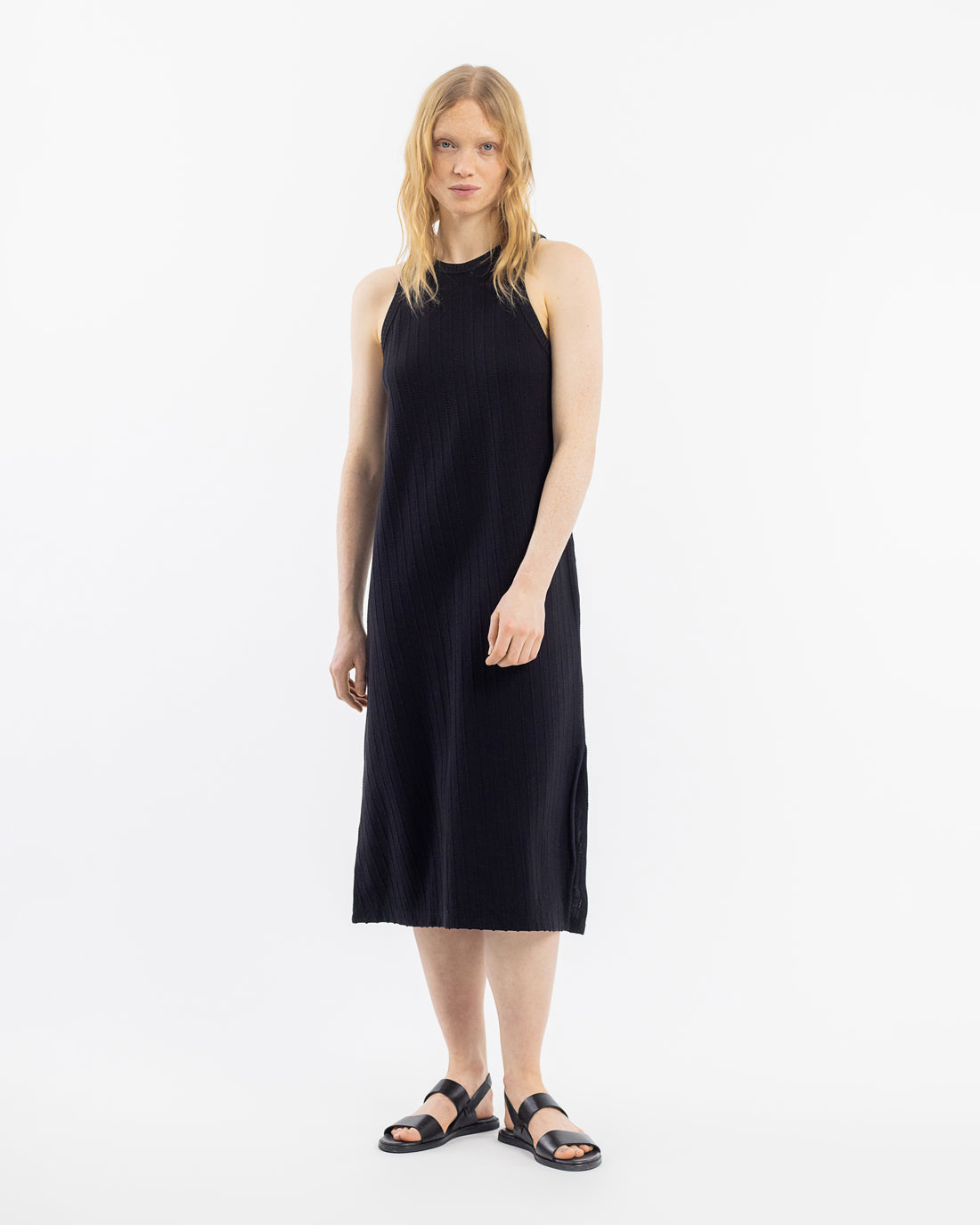 Knit Summer Dress True Black