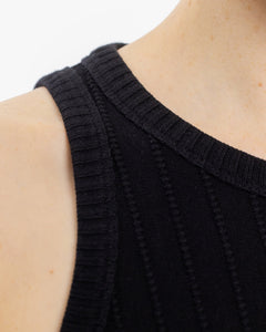 Knit Summer Dress True Black