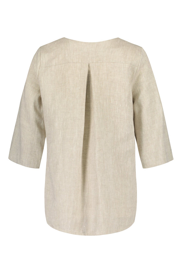 Rumarby Linen Shirt Natur Beige