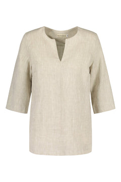 Rumarby Linen Shirt Natur Beige