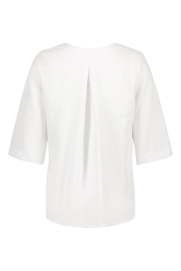 Rumarby Linen Shirt White