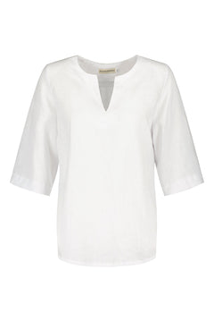 Rumarby Linen Shirt White