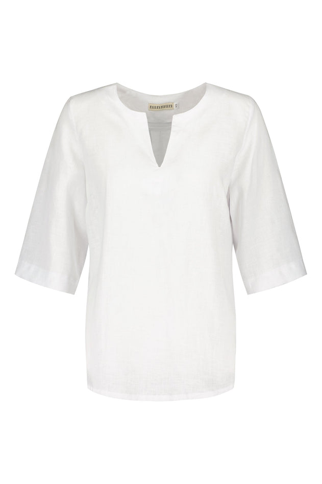 Rumarby Linen Shirt White