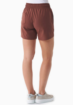 Sabbrina Light Organic Cotton Sweatshorts Coffee Brown