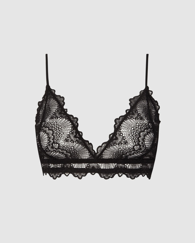 Lace Bralette Saboteur Black