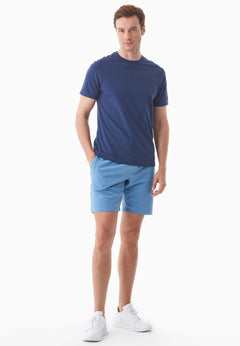 Sahin Light Organic Cotton Sweatshorts Blue Fog