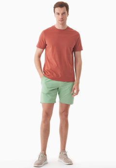 Sahin Light Organic Cotton Sweatshorts Mineral Green