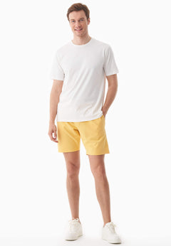 Sahin Light Organic Cotton Sweatshorts Saffron