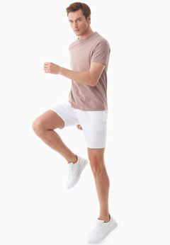 Sahin Light Organic Cotton Sweatshorts White