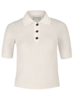 Madonna Polo Top White